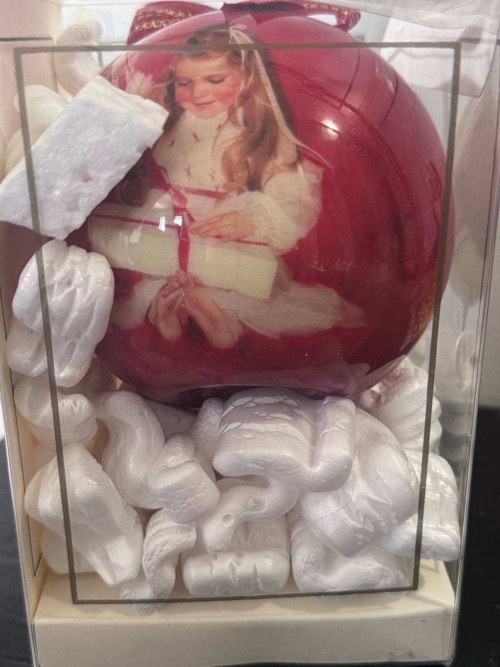 Vintage Donald Zolan Collection Christmas Ornament Red Ball Tomorrow-Today NIB - Picture 5 of 5